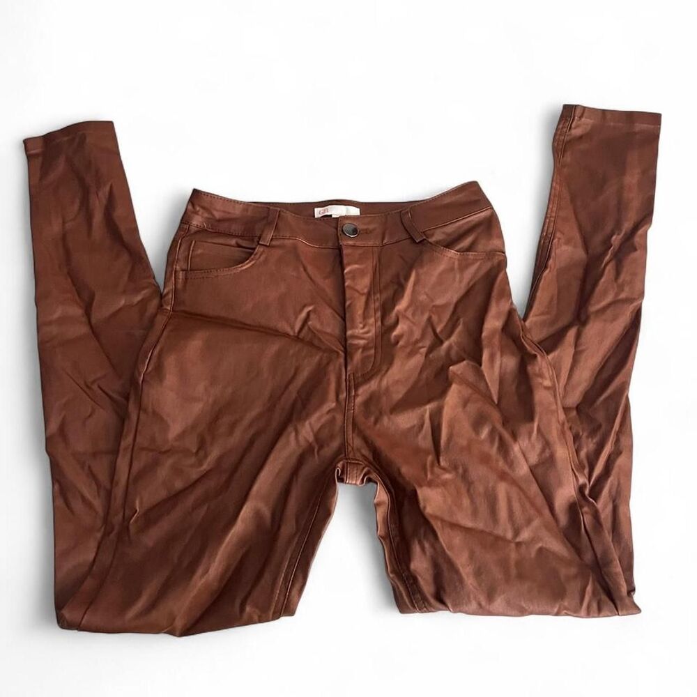 Belk faux leather skinny pants